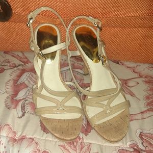 Michael Kors cork heels